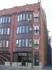 a front view of a building
