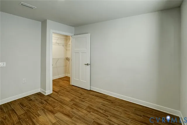 wooden floor in an empty room