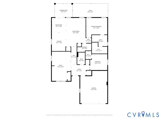 a picture of a bench in the window