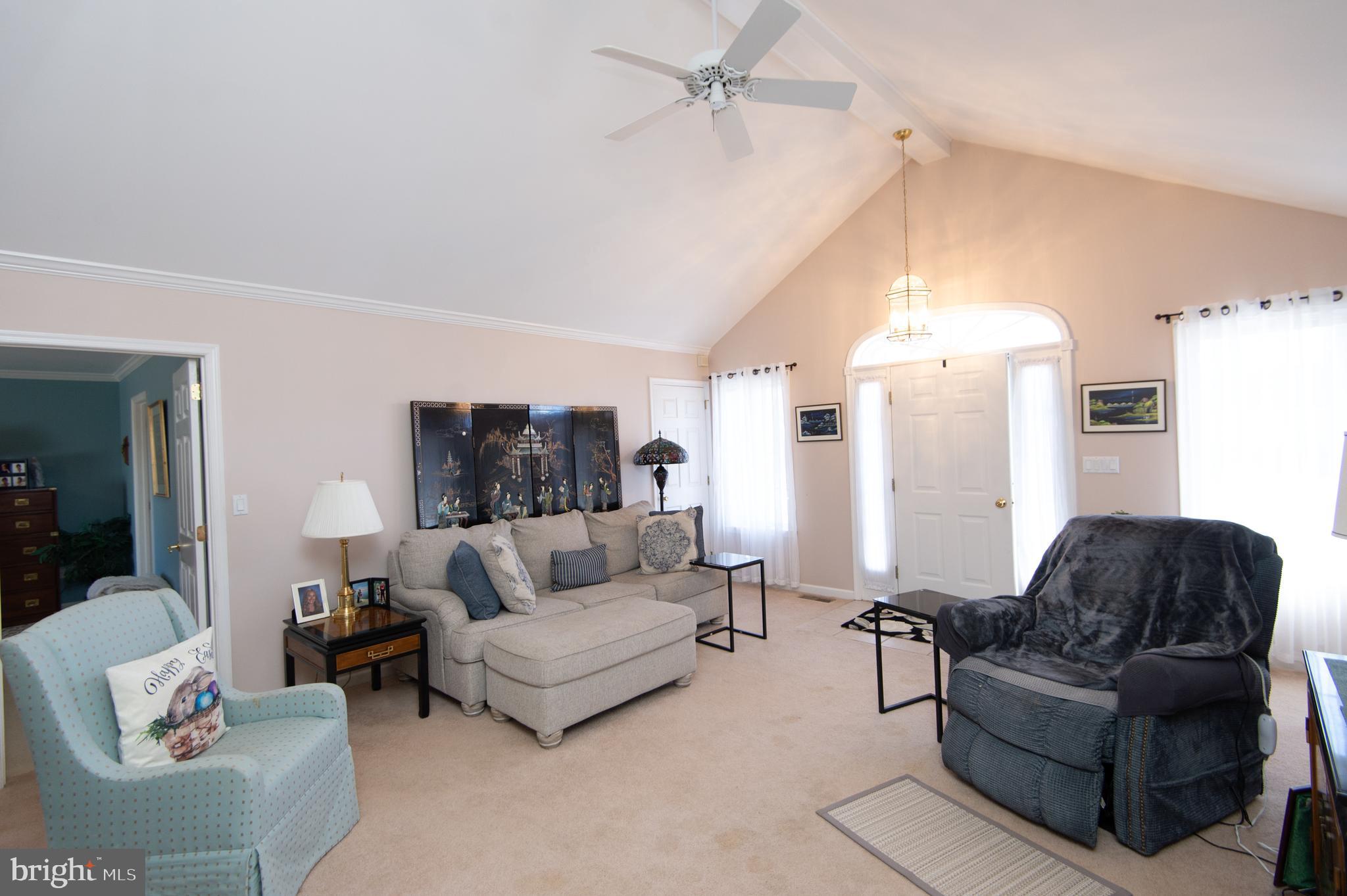 9 Holly Terrace Cambridge, MD 21613 - Photo 7 of 49 a living room with furniture and a chandelier