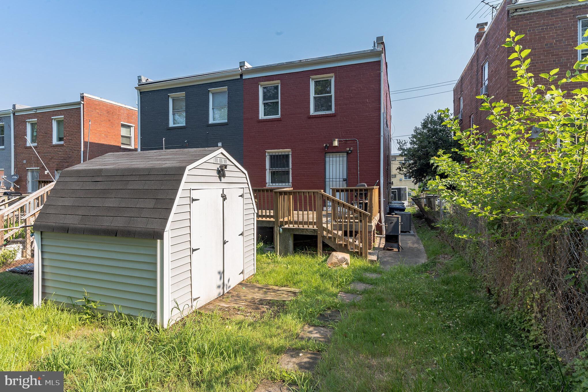 4615 Hillside Road Southeast Washington, DC 20019 - Photo 26 of 32 Backyard/Shed