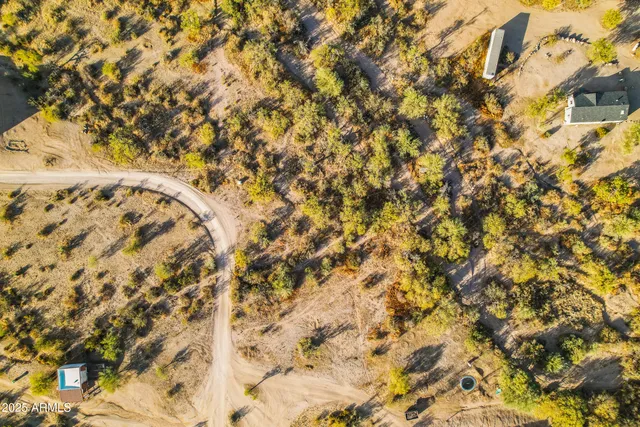 a view of an outdoor space and a mountain view