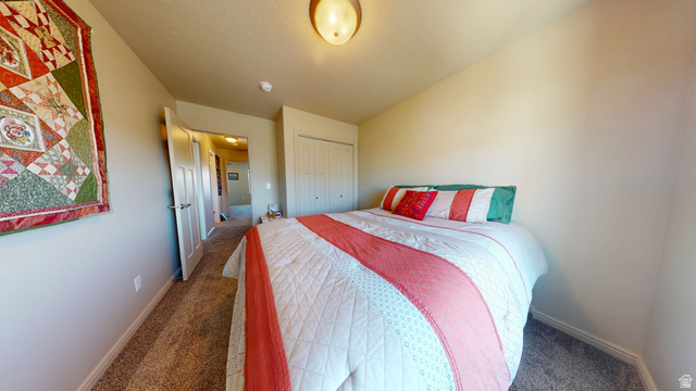 1674 Eastridge Road Price, UT 84501 - Photo 27 of 34 Carpeted room featuring a ceiling-mounted light fixture, white trim, and a bi-fold closet door