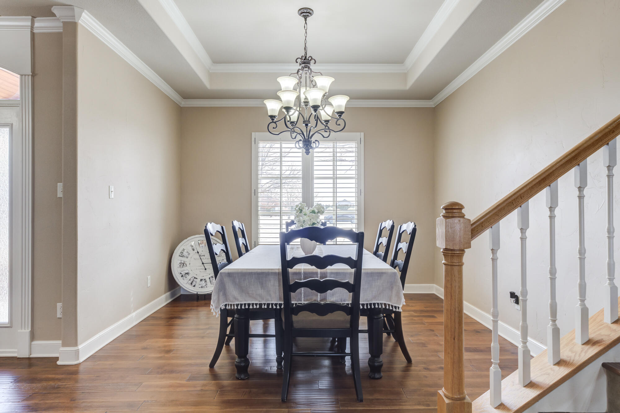 3206 County Road 7610 Lubbock, TX 79423 - Photo 26 of 93 a view of a dining room with furniture window and wooden floor