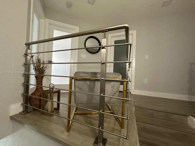 a close view of walk in closet