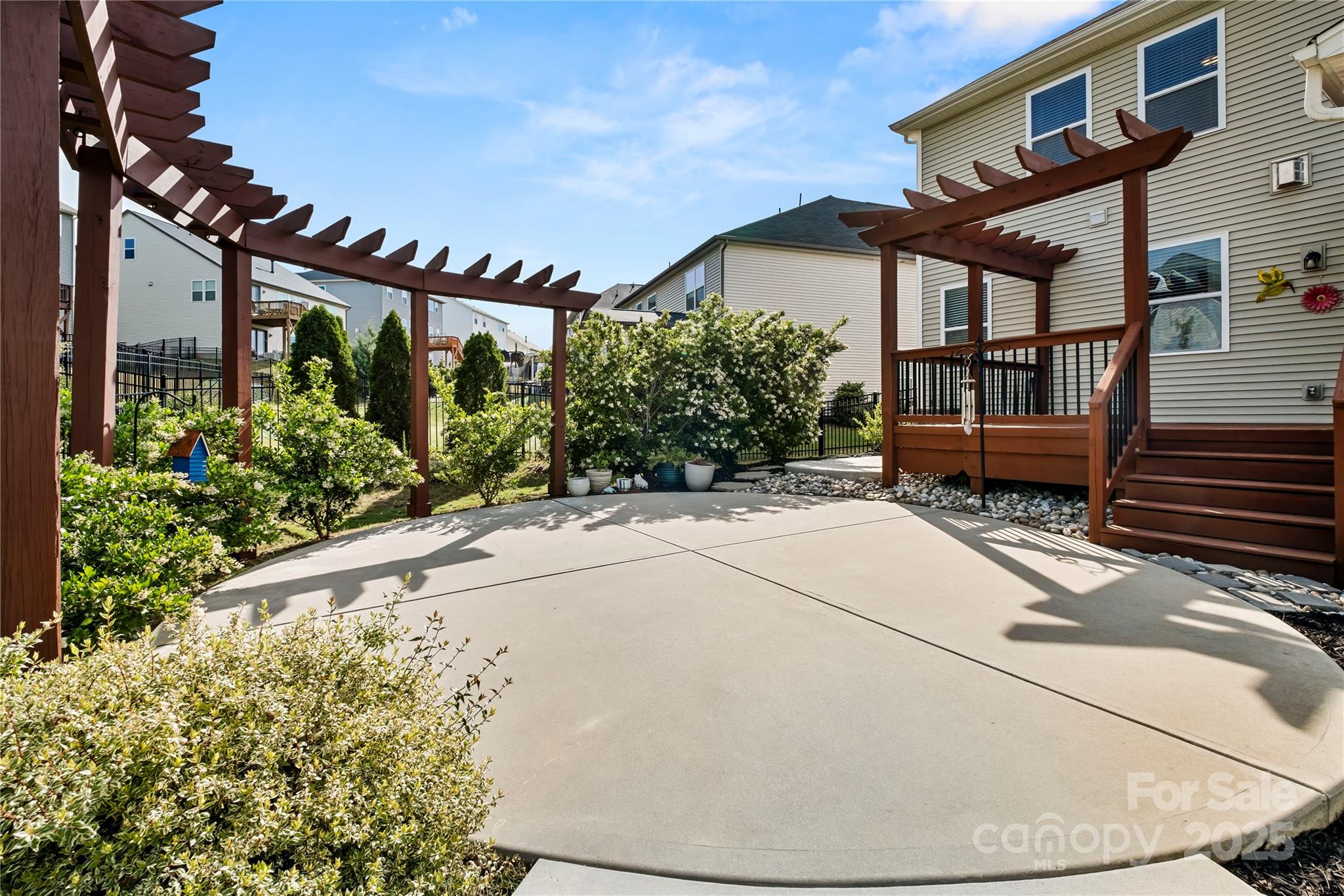 2830 Berkhamstead Circle Concord, NC 28027 - Photo 26 of 27 a house view with a garden space