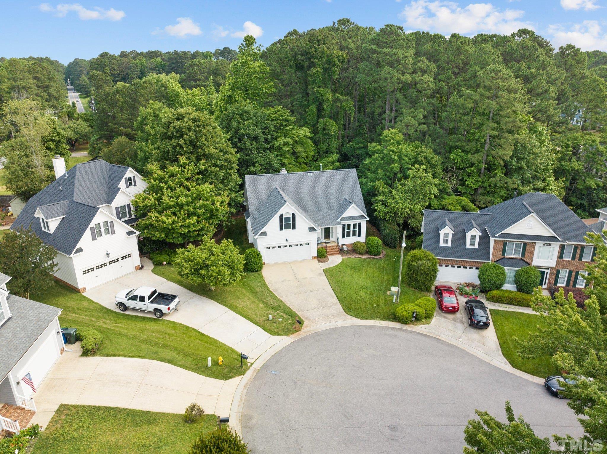 3812 Evander Way Raleigh, NC 27613 - Photo 52 of 52 an aerial view of a house