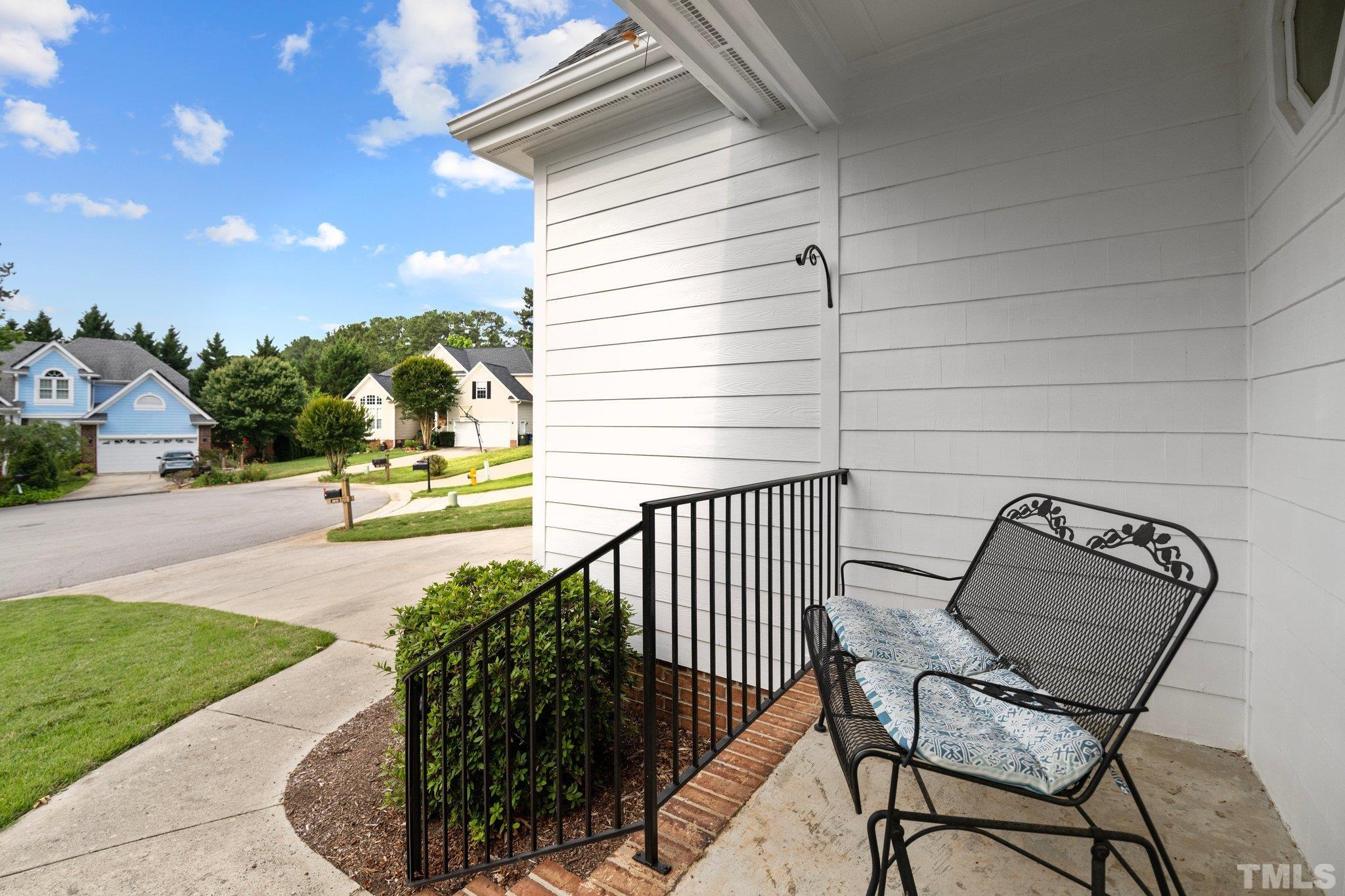 3812 Evander Way Raleigh, NC 27613 - Photo 6 of 52 a view of entryway with garden