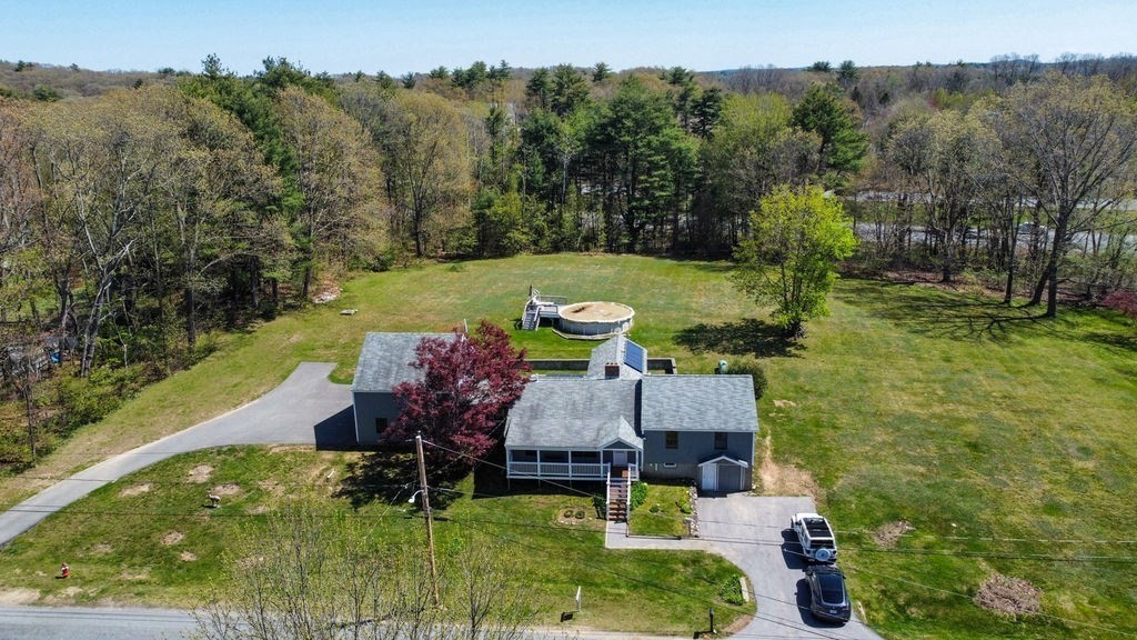 63 Middle Road Amesbury, MA 01913 - Photo 4 of 37 an aerial view of a house with garden space and street view