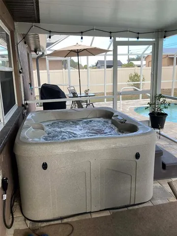 a view of a kitchen counter space
