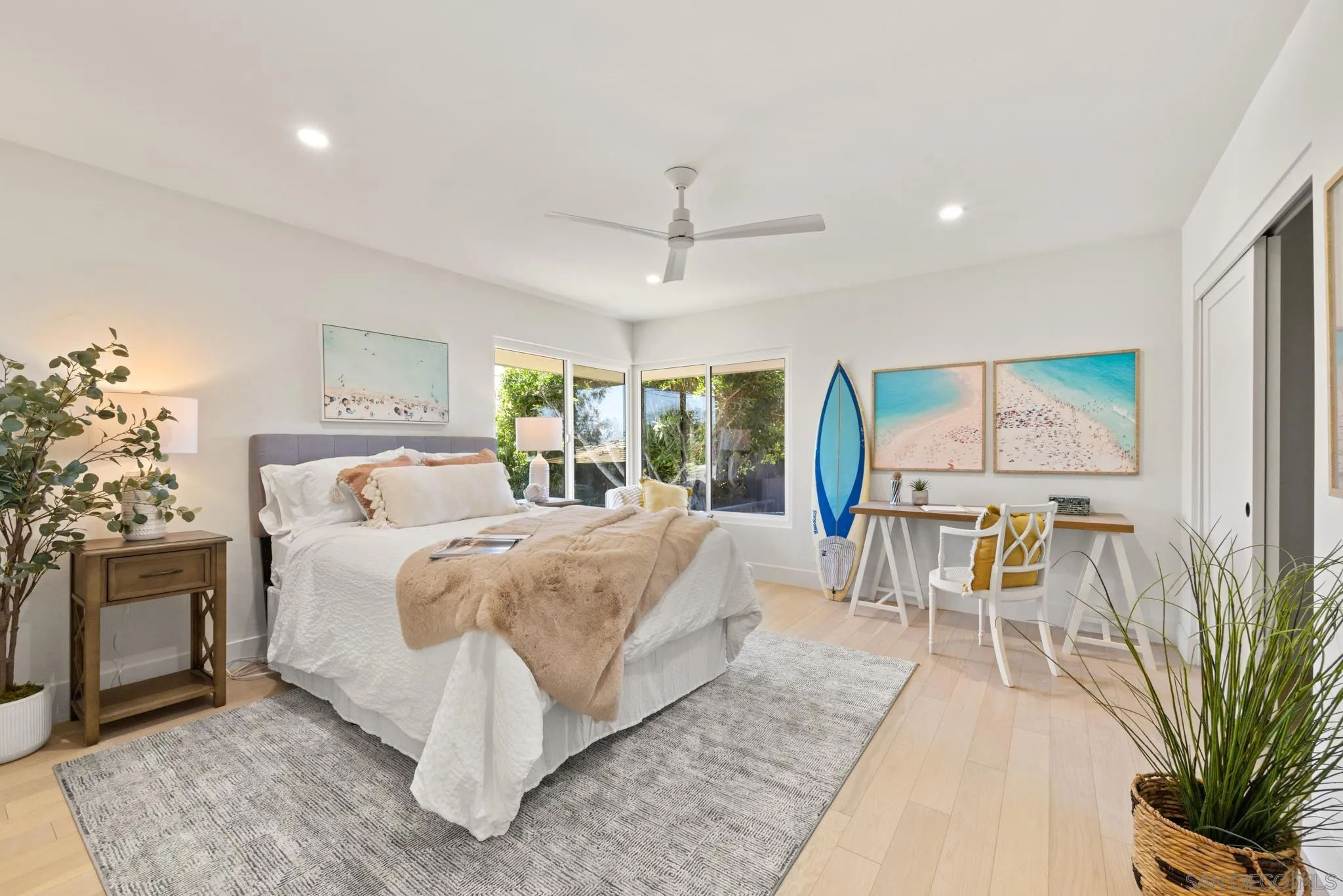 896 La Jolla Rancho Road La Jolla, CA 92037 - Photo 48 of 54 a bed room with a bed and a chair