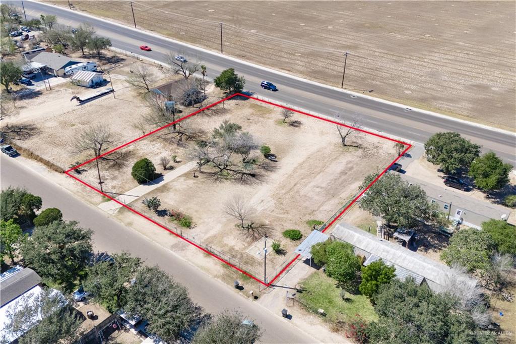 950 North Inspiration Road Mission, TX 78572 - Photo 6 of 17 an aerial view of a house with a yard and flowers