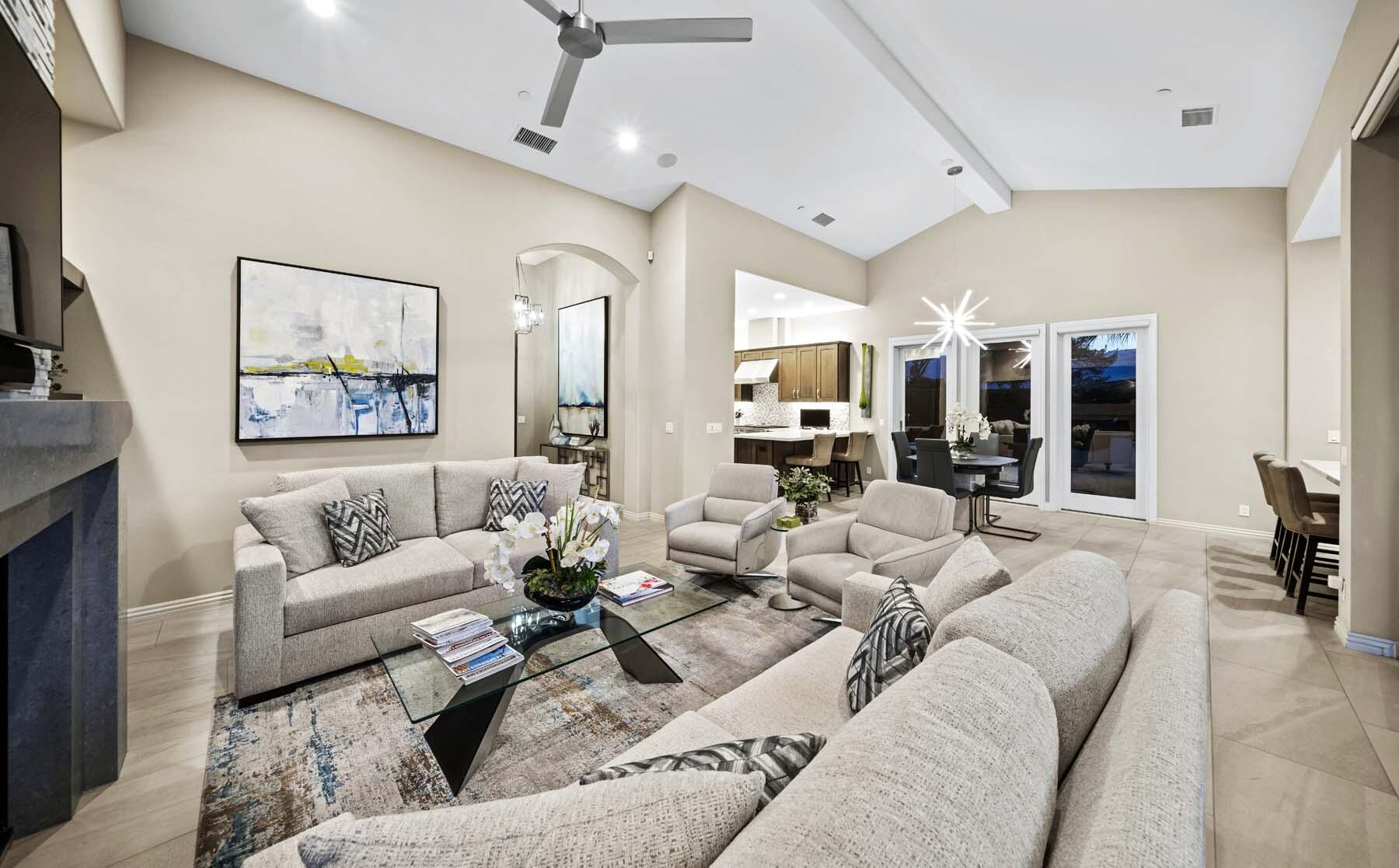 76054 Via Saturnia Indian Wells, CA 92210 - Photo 32 of 61 a living room with furniture and a large window