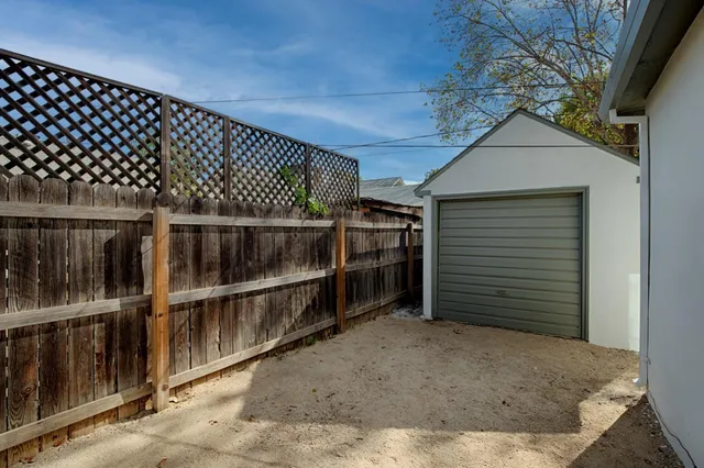 a house view with a outdoor space