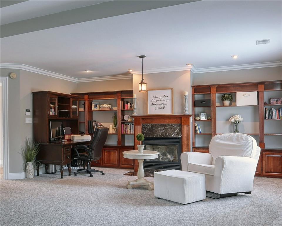 230 Beacom Drive Beaver, PA 15009 - Photo 15 of 25 a living room with furniture and a fireplace