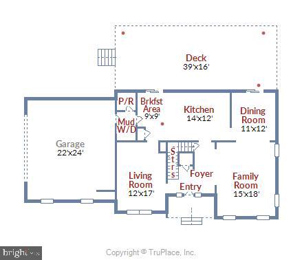 5300 Sheridan Point Road Prince Frederick, MD 20678 - Photo 48 of 50 Floor plan Main Level