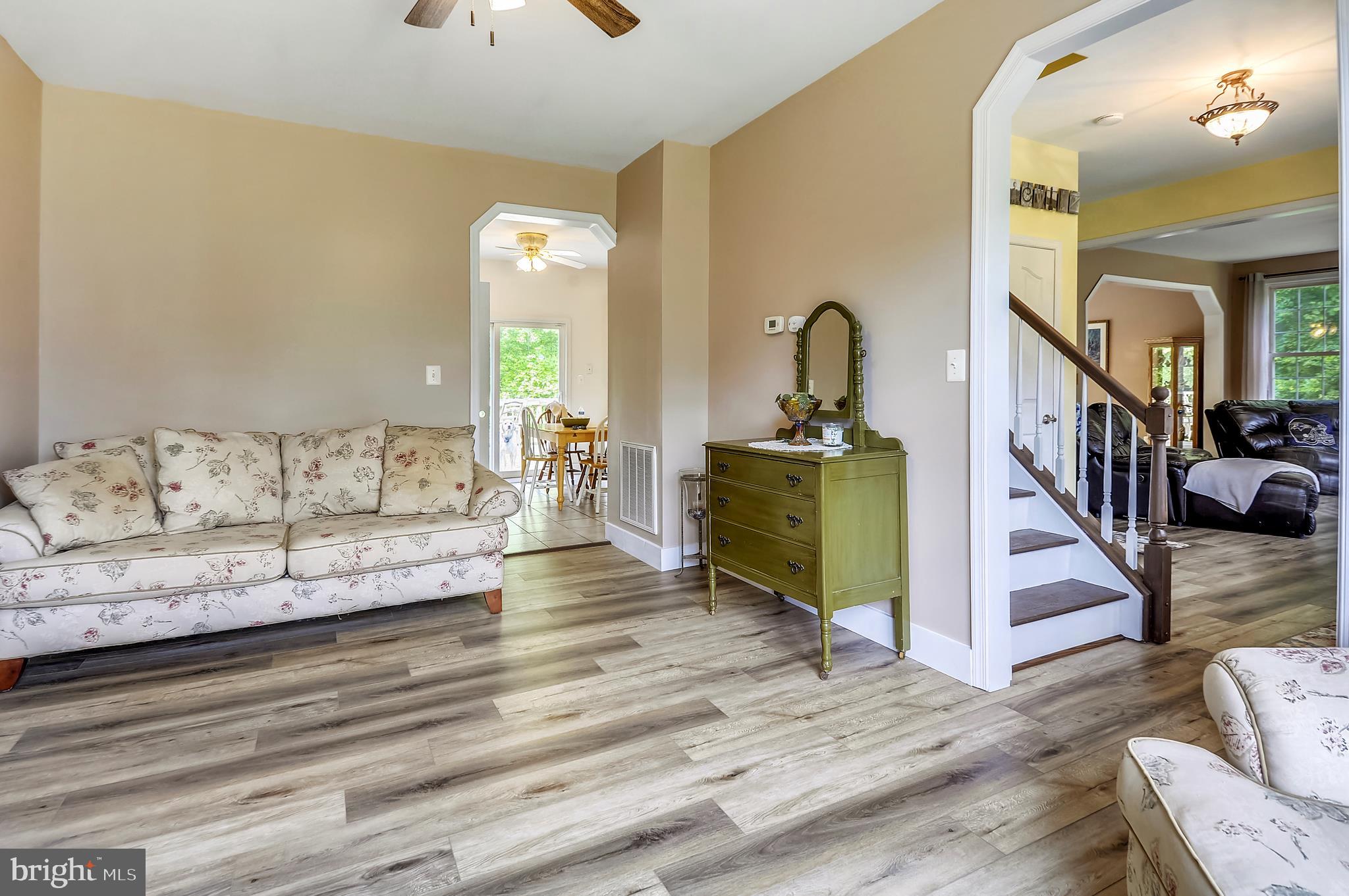 5300 Sheridan Point Road Prince Frederick, MD 20678 - Photo 39 of 50 17 x 12 Living Room w/Ceiling Fan-9 ft Ceilings