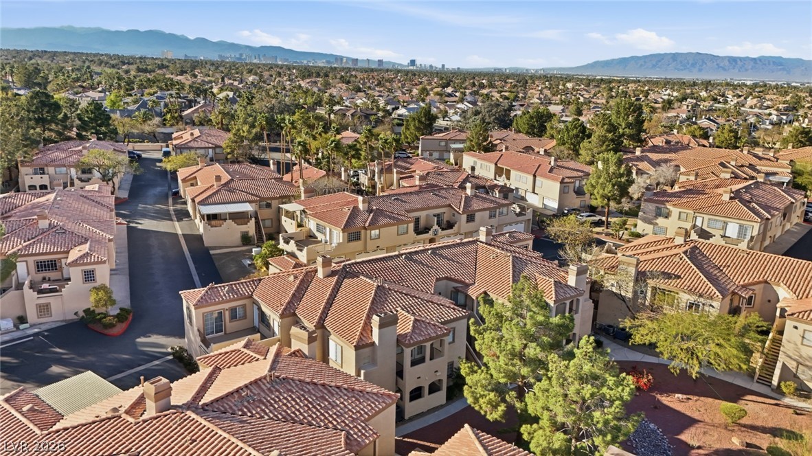 1851 Hillpointe Road, Unit 1311 Henderson, NV 89074 - Photo 47 of 47 Aerial perspective of suburban area with mountains