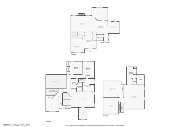 $649,900 | 4835 Allison Drive, Sugar Hill, GA 30518