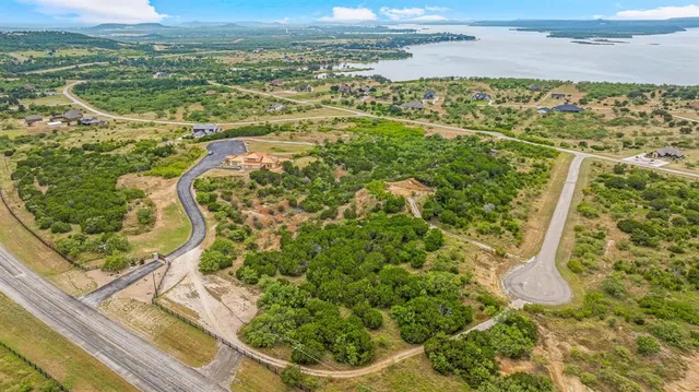 a view of a lake with a mountain