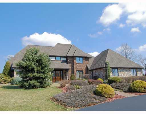 Exterior Front. Magnificent estate situated on 16 acres in the South Huntingdon area in Ruffs Dale.