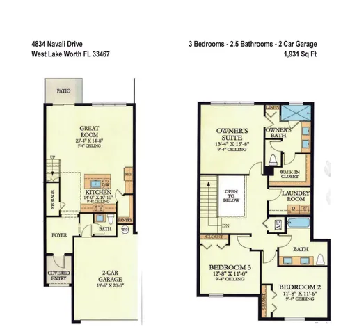 $3,300 | 4834 Navali Drive, Lake Worth, FL 33467