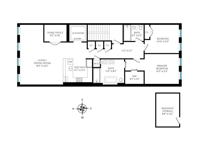 $2,649,500 | 88 Chambers Street, Unit 2 | TriBeCa