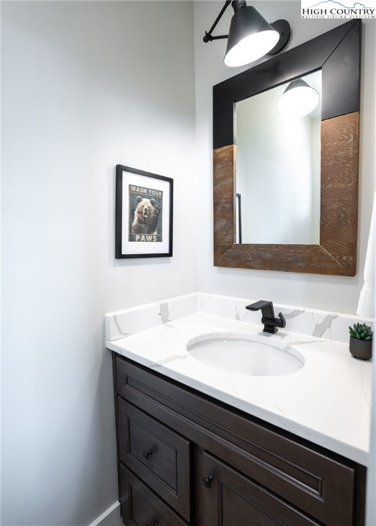 192 North Face Trail Boone, NC 28607 - Photo 11 of 38 a bathroom with a sink and a mirror