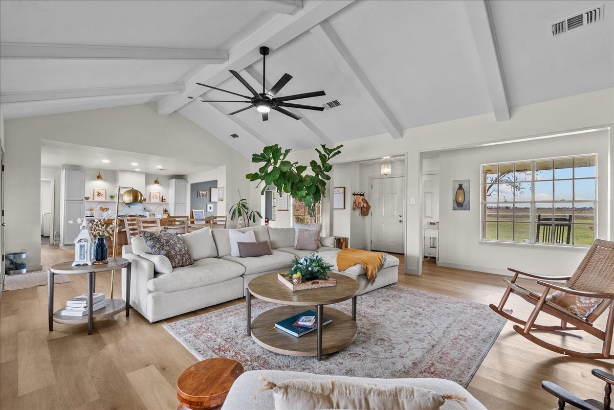 10803 Oberrender Road Needville, TX 77461 - Photo 9 of 36 a living room with furniture and a large window