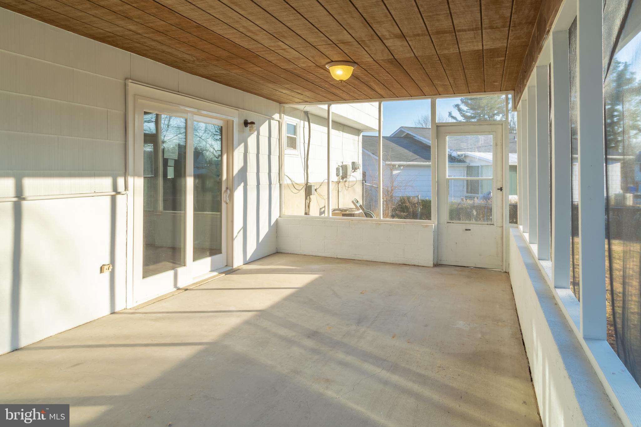 4002 Rouen Road Randallstown, MD 21133 - Photo 32 of 36 Back Patio That Was Recently Screened in (2019)