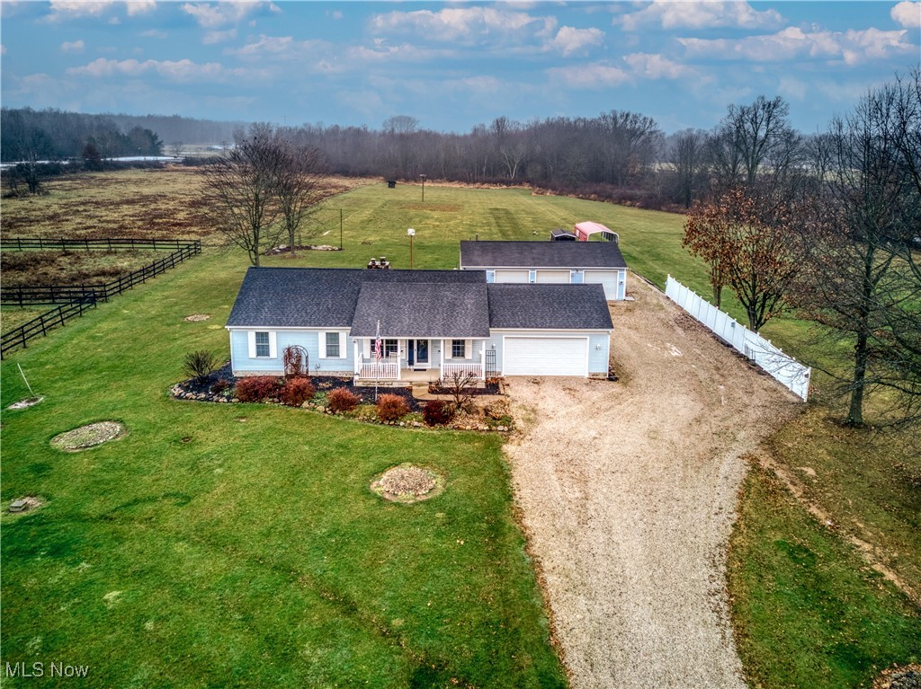 893 Industry Road Atwater, OH 44201 - Photo 46 of 50 Aerial view featuring a rural view