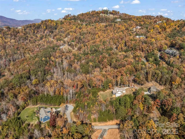 a view of an outdoor space and a mountain view