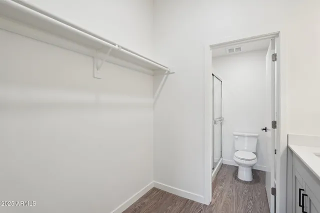 a view of bathroom with a toilet