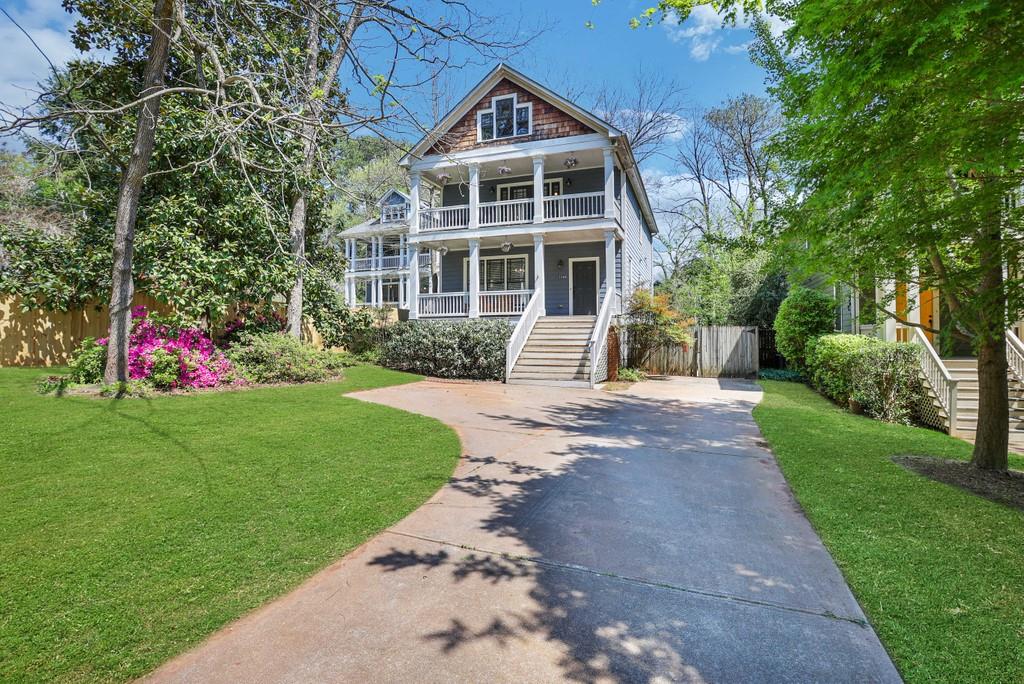 1544 Thomas Road Decatur, GA 30032 - Photo 1 of 1 Front exterior, large landscaped yard