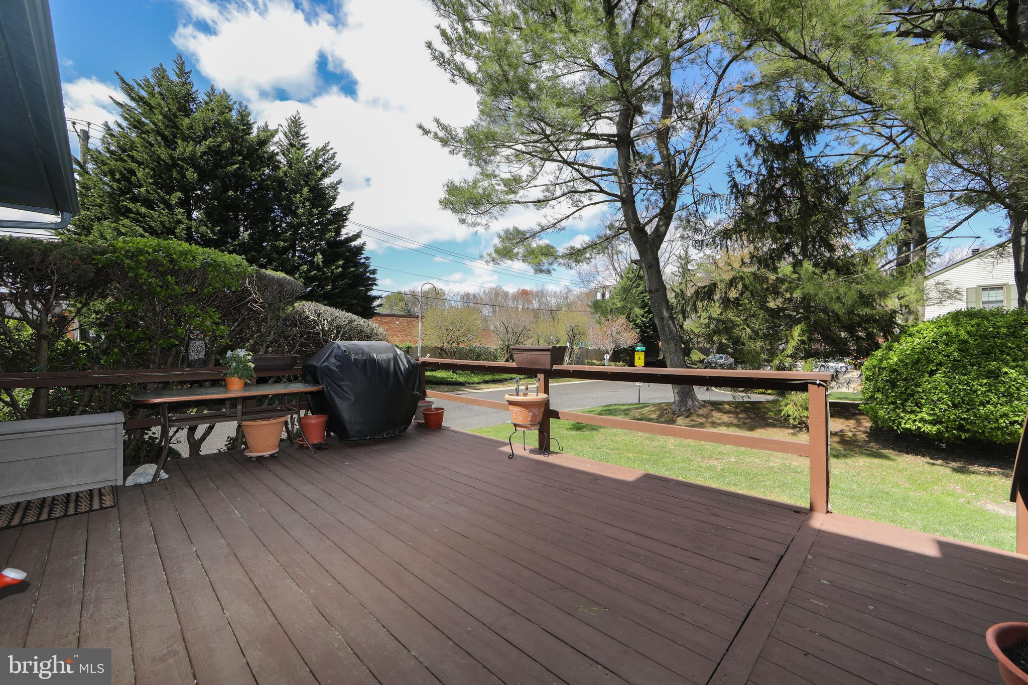 1 Crofton Commons Cherry Hill, NJ 08034 - Photo 31 of 40 a view of a roof deck with wooden floor and fence