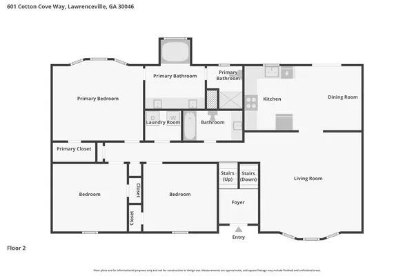 $2,300 | 601 Cotton Cove Way, Lawrenceville, GA 30046