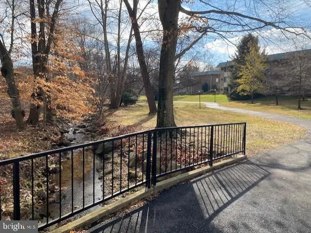 a view of an outdoor space with trees