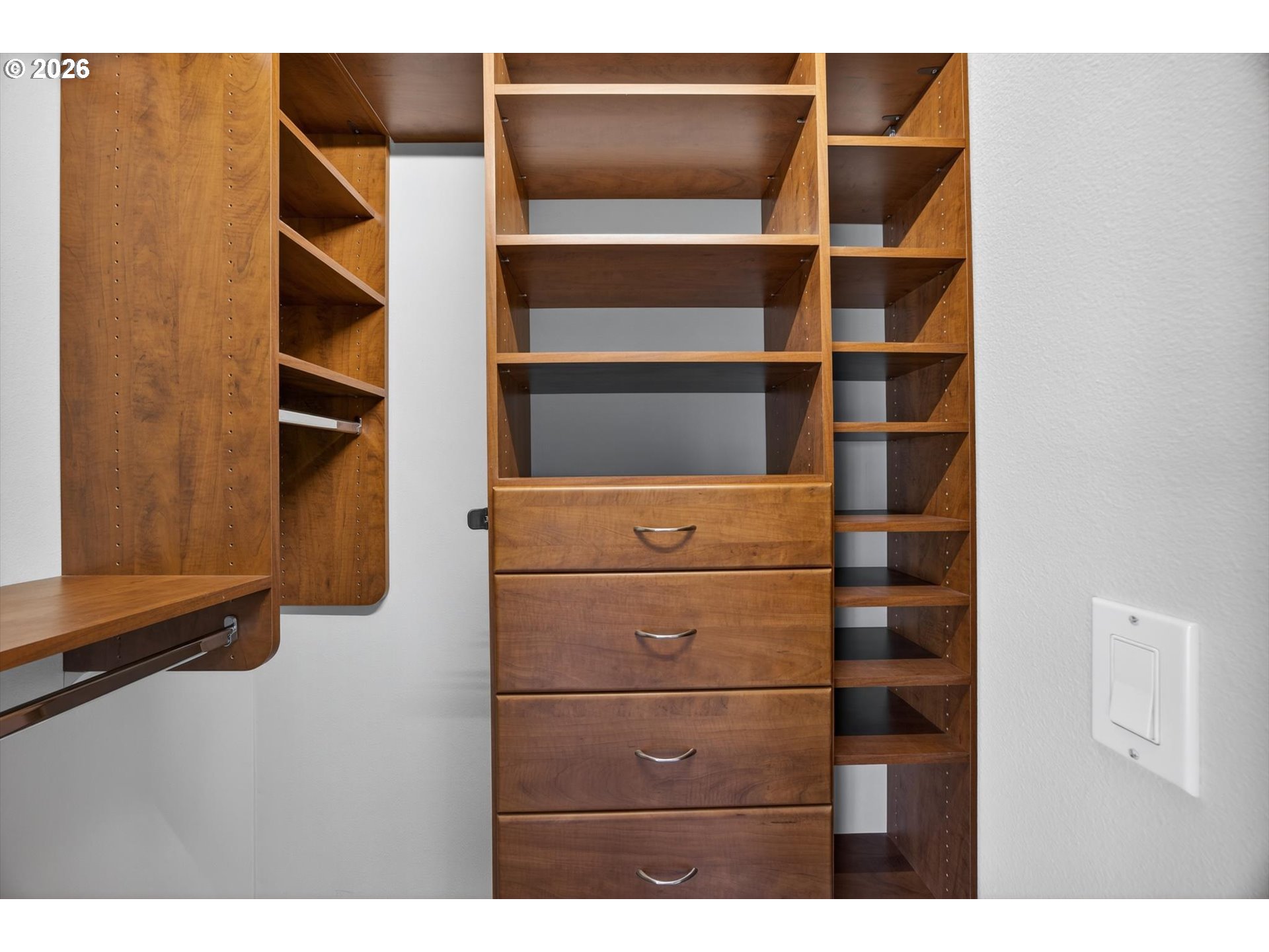 314 2nd Street Lake Oswego, OR 97034 - Photo 19 of 41 a view of walk in closet with empty racks