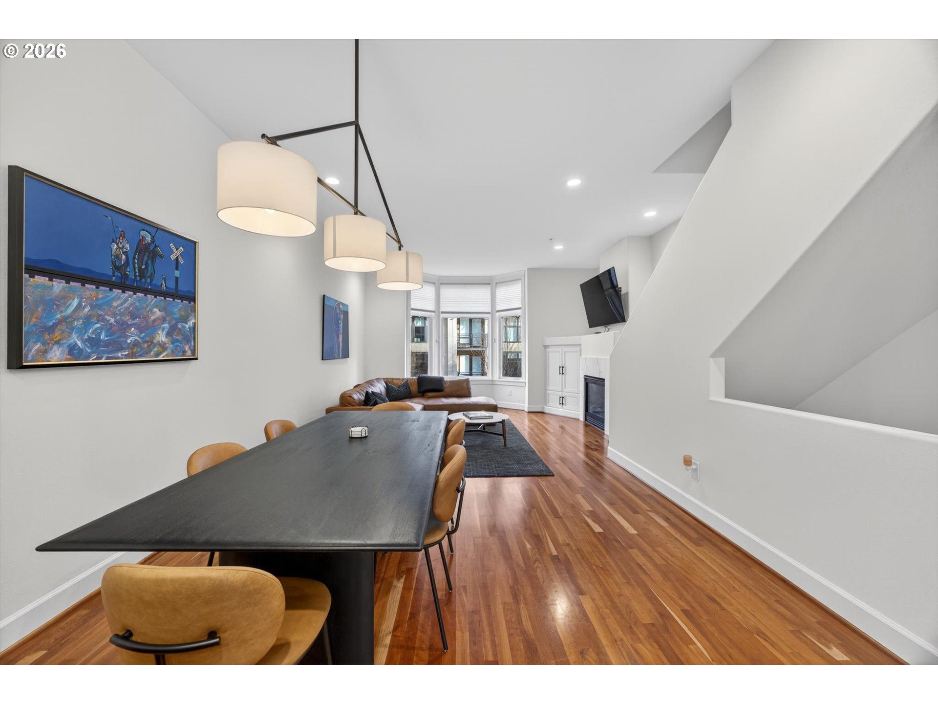 314 2nd Street Lake Oswego, OR 97034 - Photo 9 of 41 a living room with furniture and a wooden floor