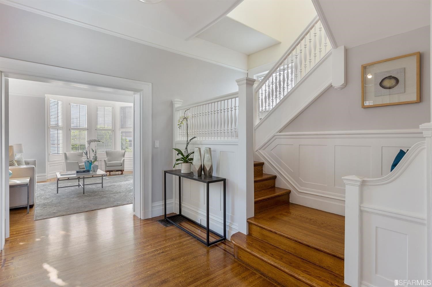 2526 Union Street San Francisco, CA 94123 - Photo 31 of 78 a view of entryway and hall with wooden floor