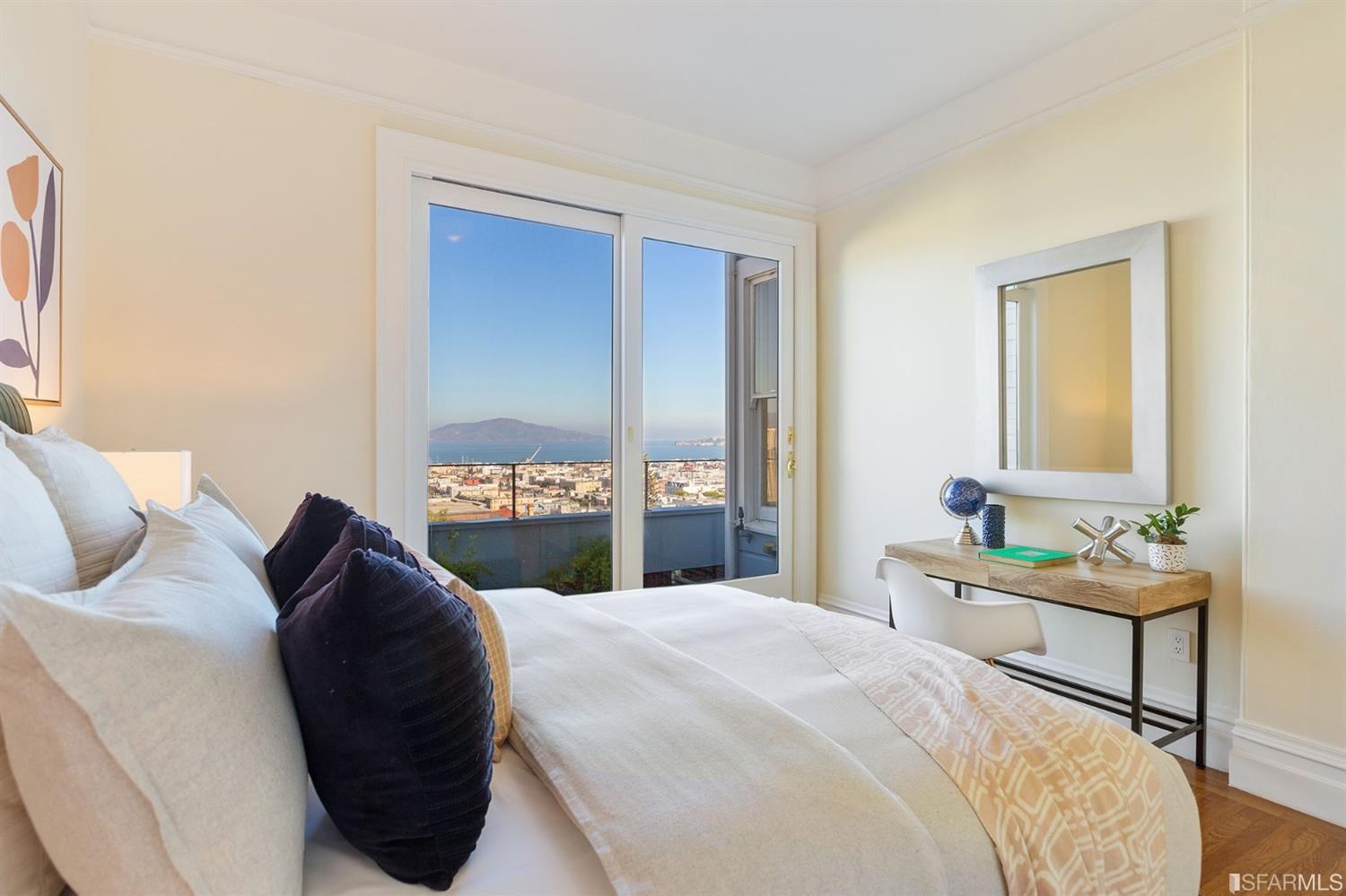 2526 Union Street San Francisco, CA 94123 - Photo 43 of 78 a bedroom with a bed and a window