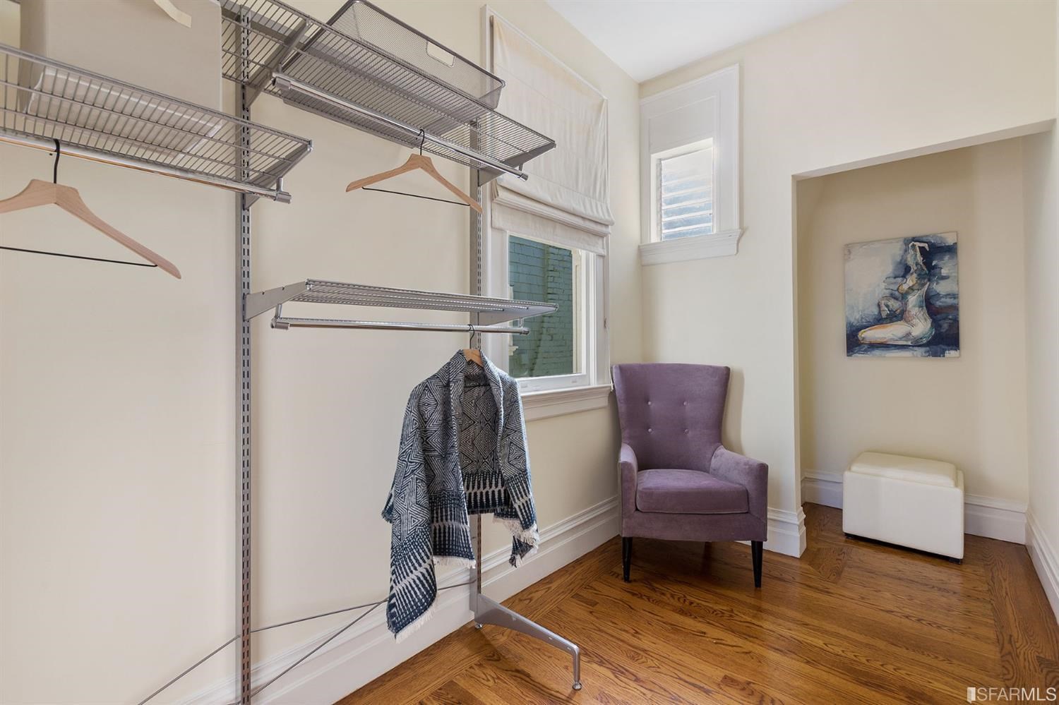 2526 Union Street San Francisco, CA 94123 - Photo 46 of 78 a living room with furniture and a wooden floor