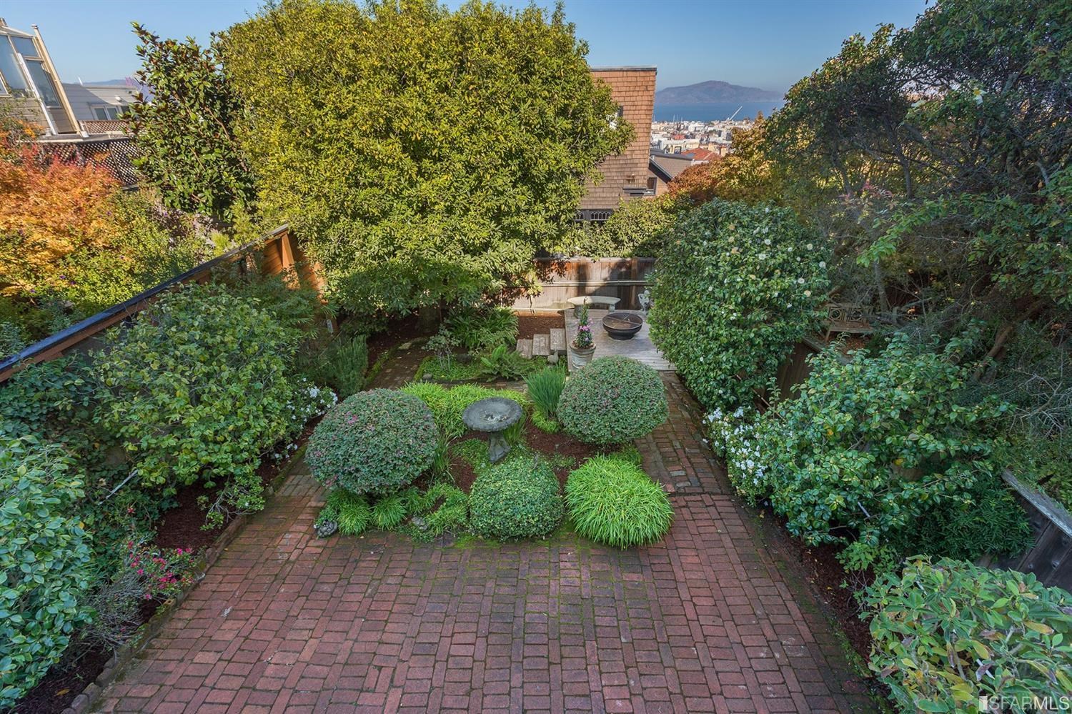 2526 Union Street San Francisco, CA 94123 - Photo 62 of 78 a view of a large yard with plants and large trees