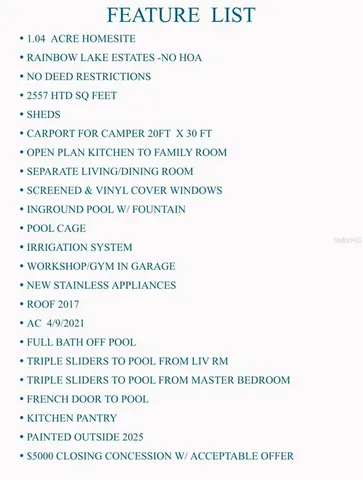 $499,900 | 11271 Southeast 136th Terrace, Dunnellon, FL 34431