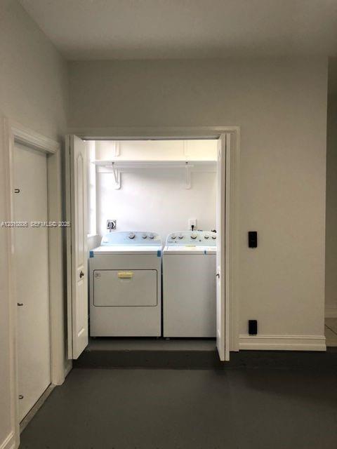 9910 Southwest 23rd Street Miami, FL 33165 - Photo 34 of 39 a utility room with closet dryer and washer