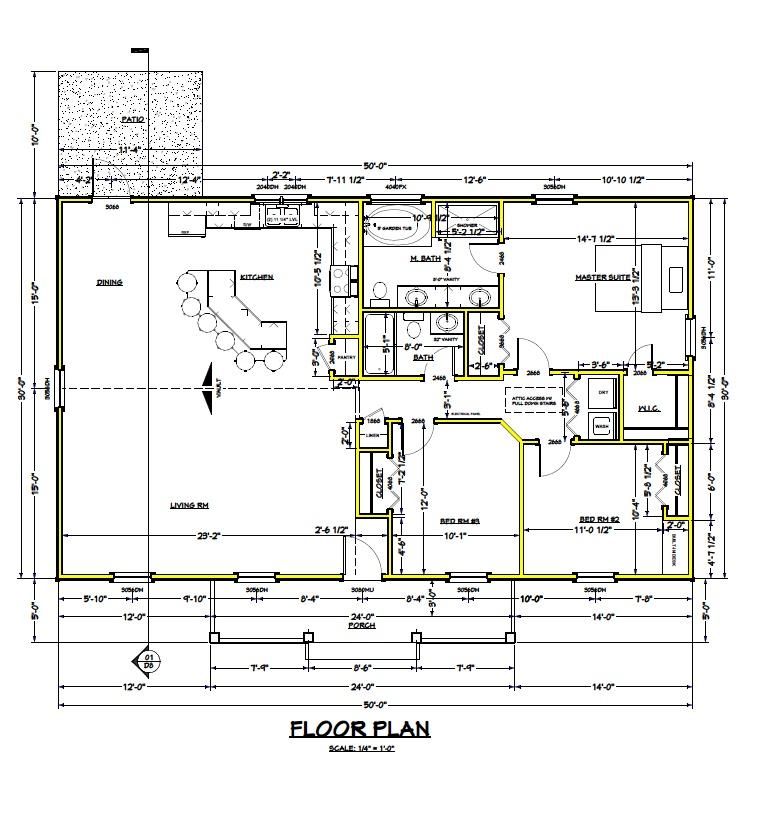598 Hiers Corner Road Walterboro, SC 29488 - Photo 22 of 22 Floor Plan