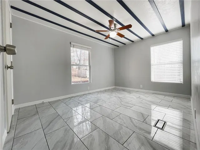 a view of an empty room