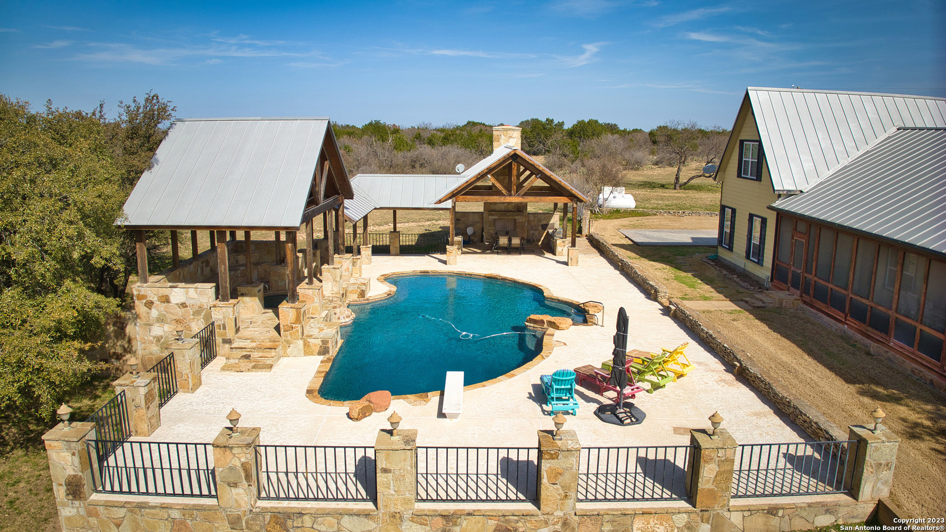 a view of a house with a ocean view
