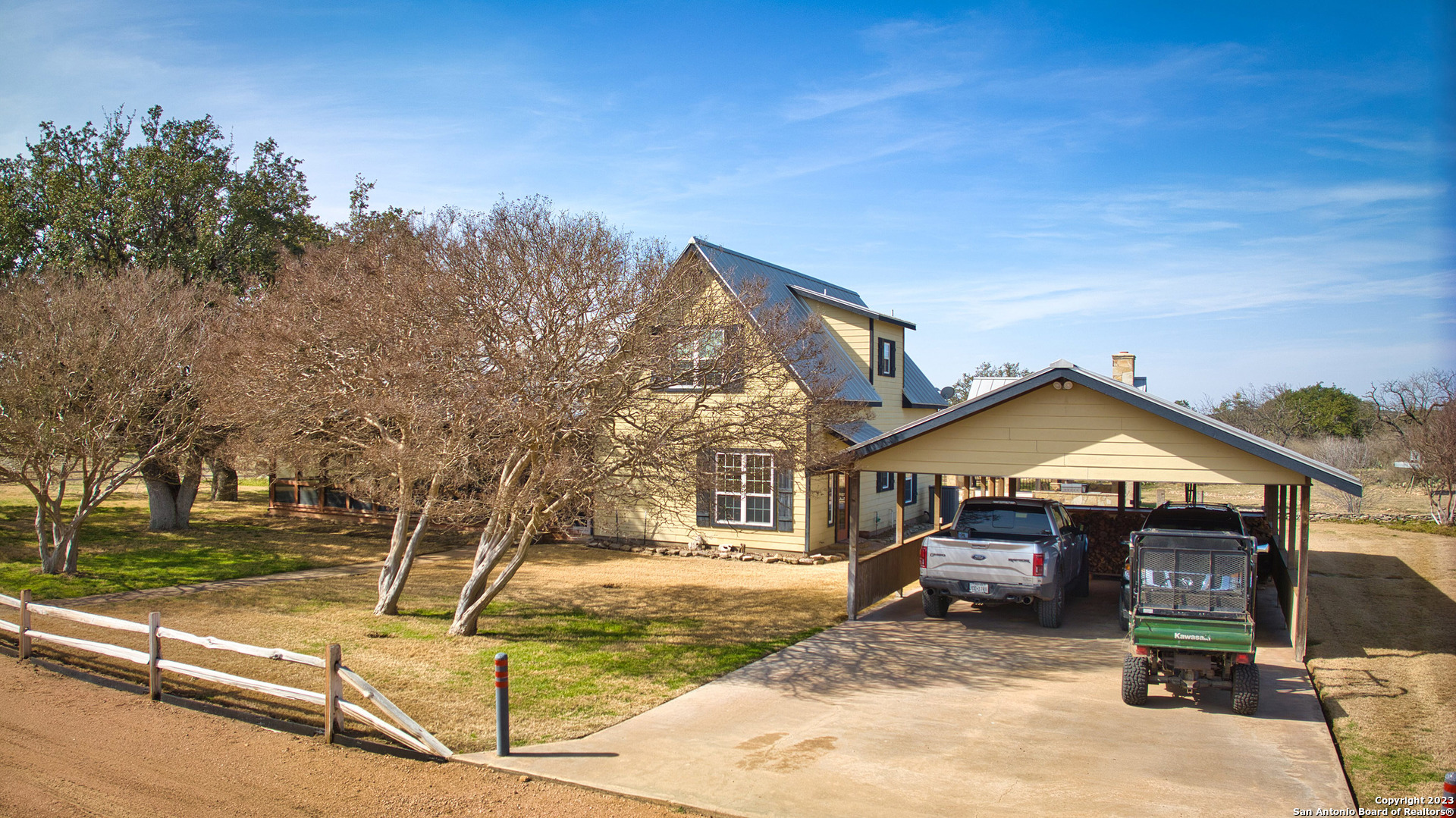 19316 Ranch Road 1871 Mason, TX 76856 - Photo 3 of 37 a view of house with outdoor space and porch