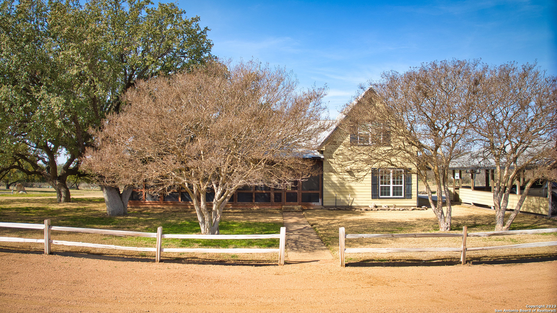 19316 Ranch Road 1871 Mason, TX 76856 - Photo 4 of 37 a view of a houses with trees